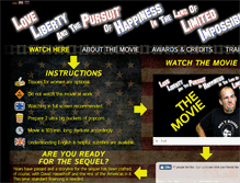 Tablet Screenshot of loveliberty-themovie.com